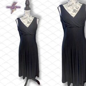 Vintage Evan Picone Retro Jersey Little Black Dress, 6